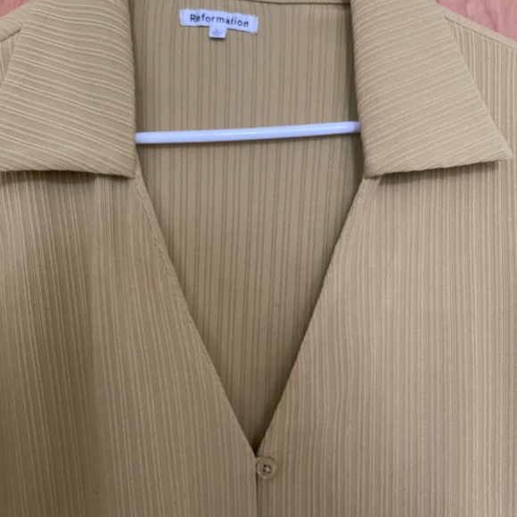 Reformation Green / Yellow Two Piece Set - Picture 3 of 5